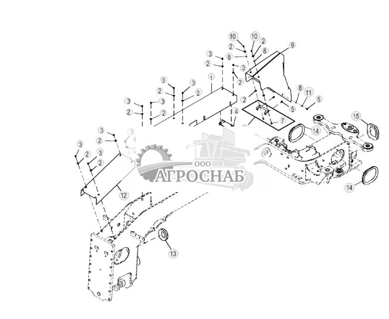 Крышки и щитки передней рамы - ST3575 519.jpg